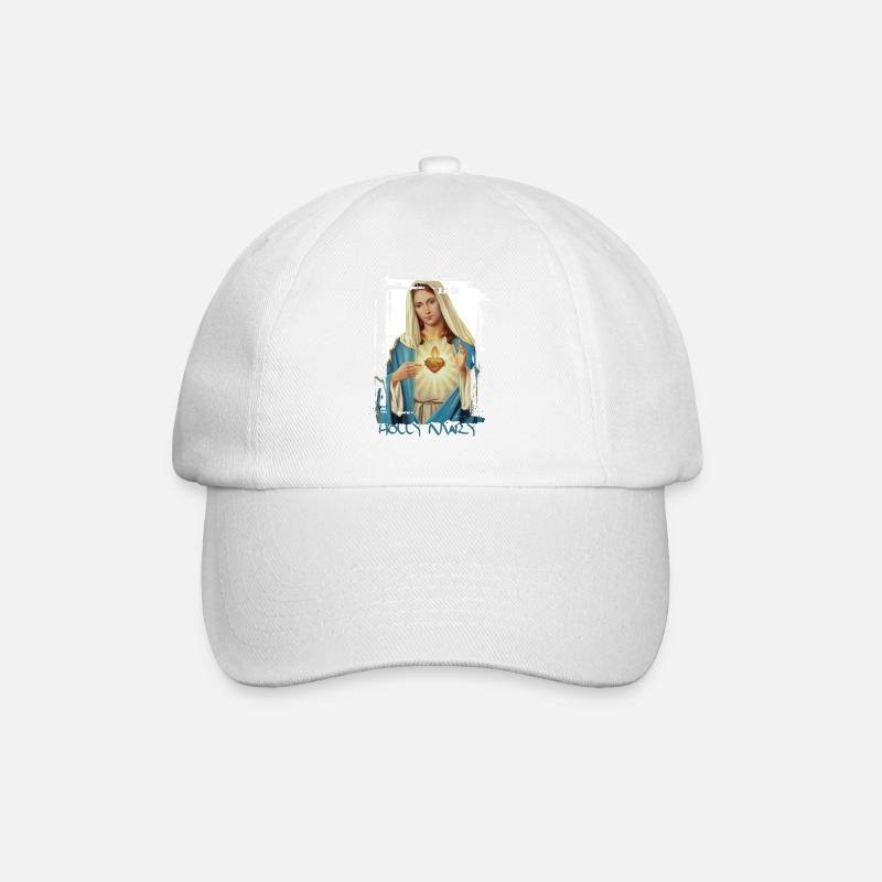 Jesus-Heilige Maria Religion - Baseballkappe - Weiß/Weiß