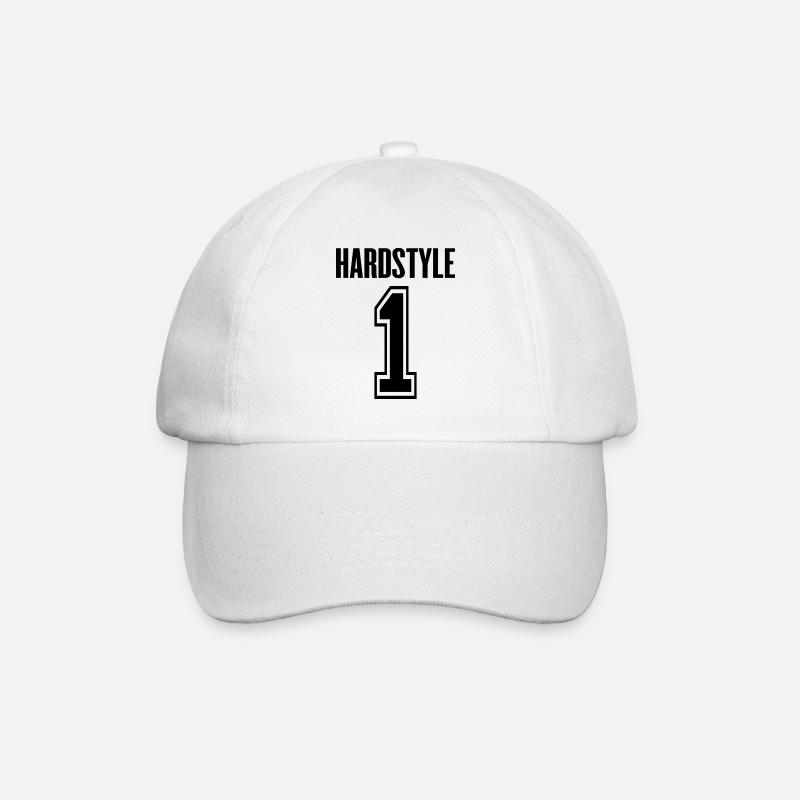 Hardstyle #1 - Baseballkappe - Weiß/Weiß