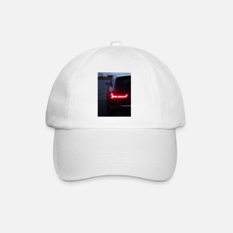 A6 Avant tail lights - Baseballkappe - Weiß/Weiß