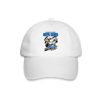 Sidecarcross - sidecar moto cross - Baseball Cap - white/white - Front