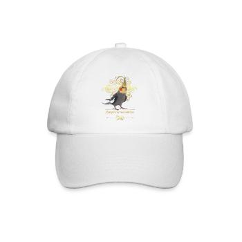 Nympha cockatoo - Baseball Cap - white/white - Front