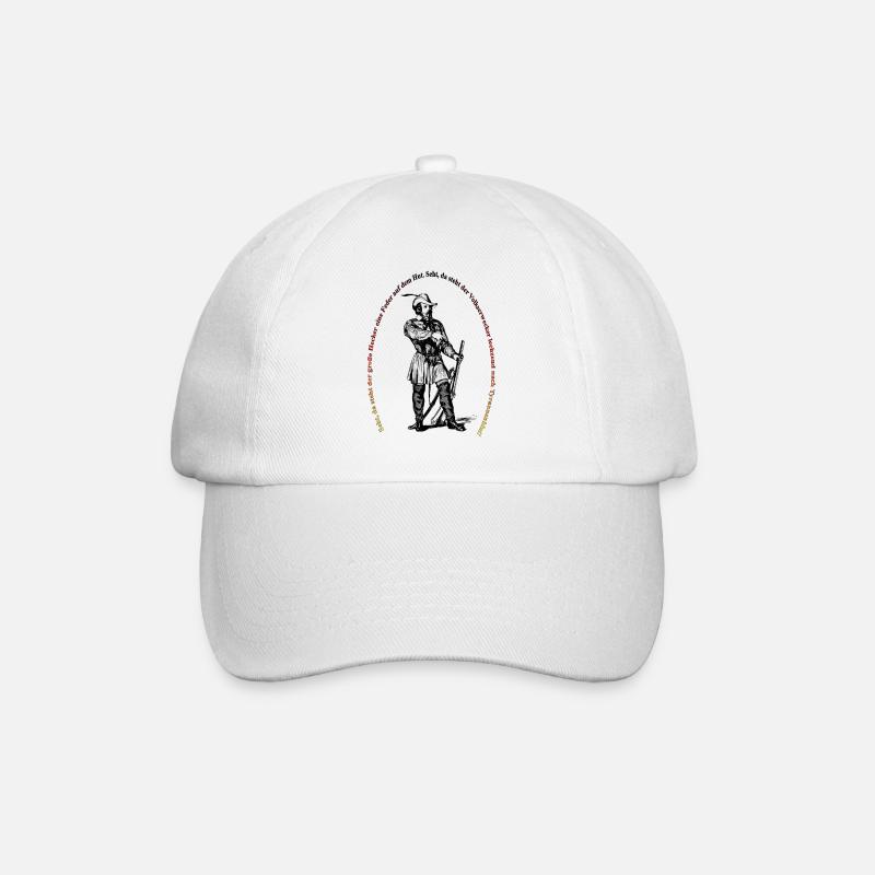 hecker4 - Baseballkappe - Weiß/Weiß