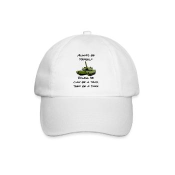 Soyez un réservoir - Casquette classique - blanc/blanc - Devant