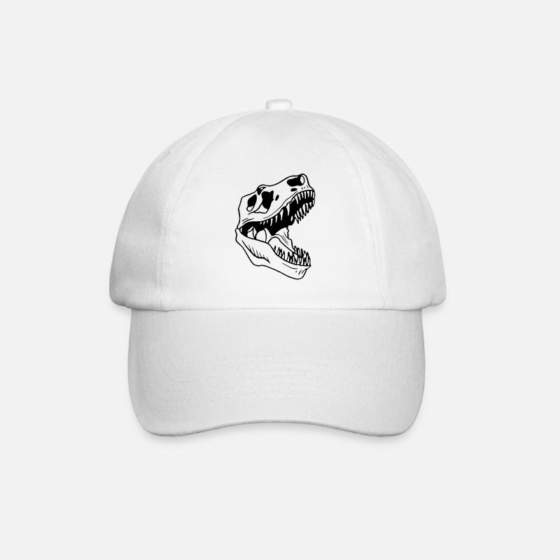 DINOSAUR - Baseball Cap - white/white