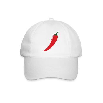 Chilli rouge - Casquette classique - blanc/blanc - Devant