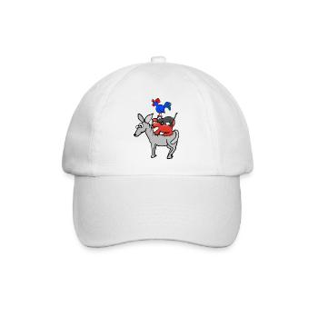 Les musiciens de la ville de Brême - Casquette classique - blanc/blanc - Devant