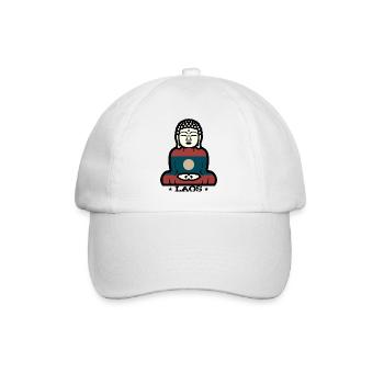 Laos - Baseball Cap - white/white - Front