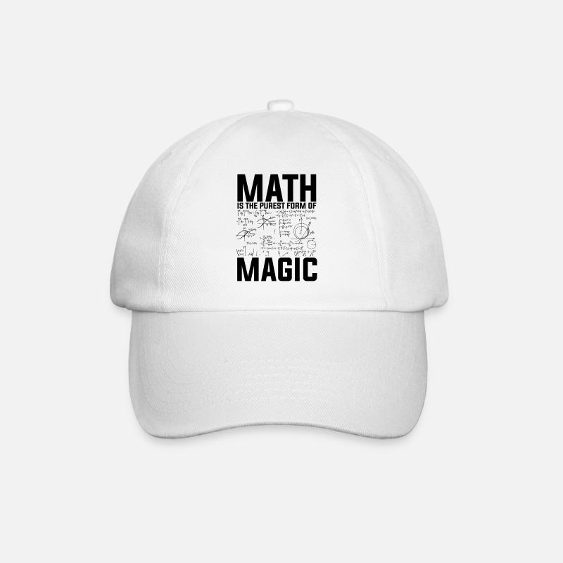 Mathématicien - Casquette classique - blanc/blanc