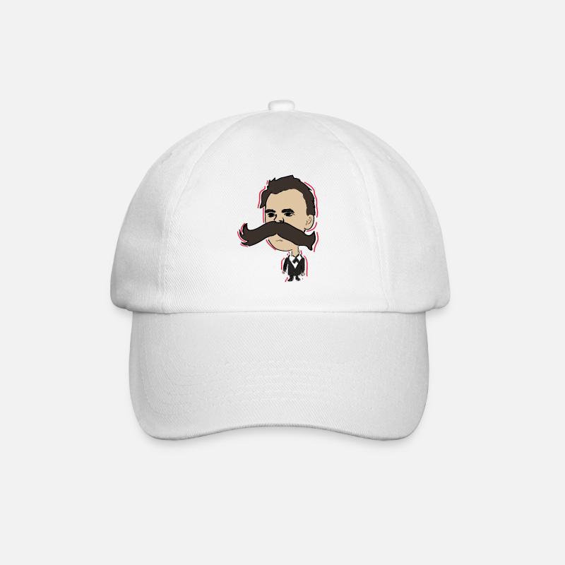 Nietzsche - Casquette classique - blanc/blanc