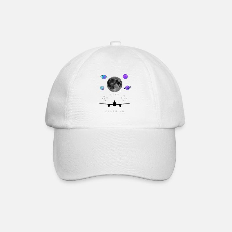 Universe - Baseball Cap - white/white