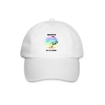 LANDSCAPE OF MAYOTTE - Baseball Cap - white/white - Front