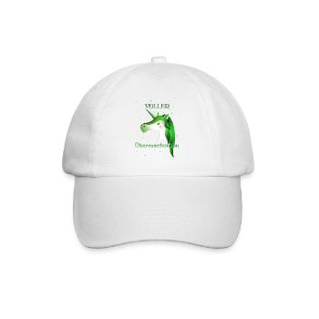 Einhorn voller Überraschungen unicorn - Baseballkappe - Weiß/Weiß - Vorne