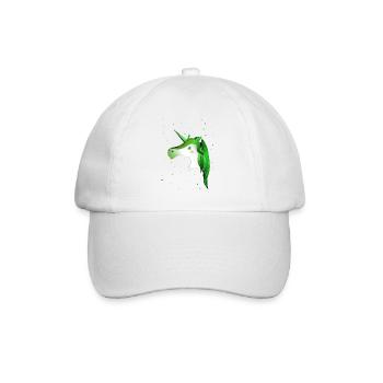 Ciel étoilé de licorne - Casquette classique - blanc/blanc - Devant