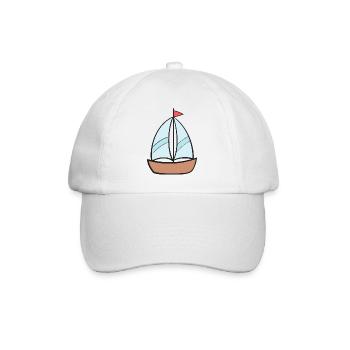 Bateau Bateau Voilier - Casquette classique - blanc/blanc - Devant