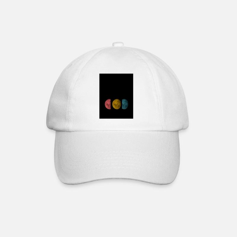 Lune - Casquette classique - blanc/blanc