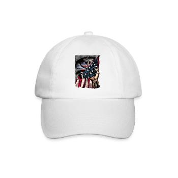 Conception pour les employés de l’église à l’américaine - Casquette classique - blanc/blanc - Devant