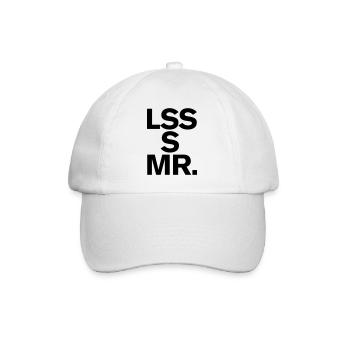Architektur Design Kunst Minimalismus Less is more - Baseballkappe - Weiß/Weiß - Vorne