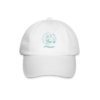 Let It Flow - Baseball Cap - white/white - Front
