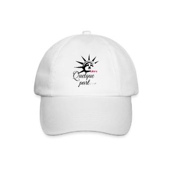 libre quelque part - Casquette classique - blanc/blanc - Devant