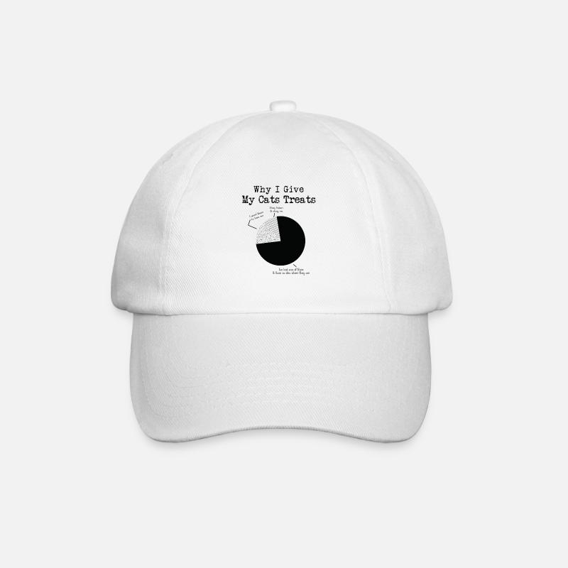 Chat. - Casquette classique - blanc/blanc