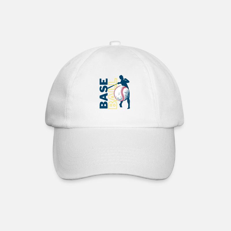 Base-ball - Casquette classique - blanc/blanc