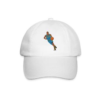 Basketball - Casquette classique - blanc/blanc - Devant