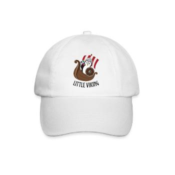 Petit pingouin viking - Casquette classique - blanc/blanc - Devant