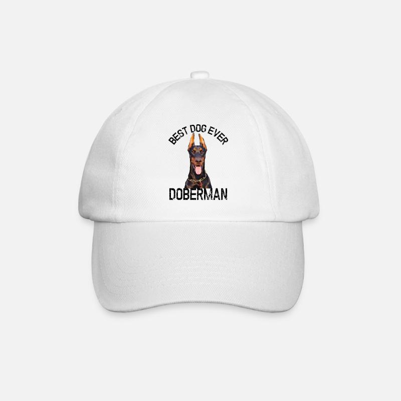 DOBERMAN - Baseball Cap - white/white