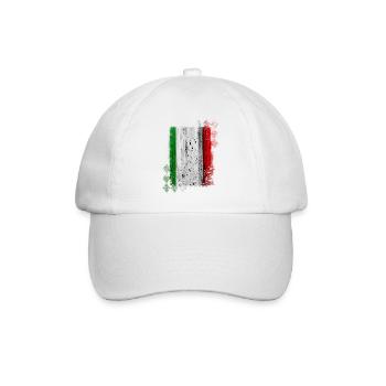 Italien Italienisch Rom Europa Italien Italien Mailand - Baseballkappe - Weiß/Weiß - Vorne