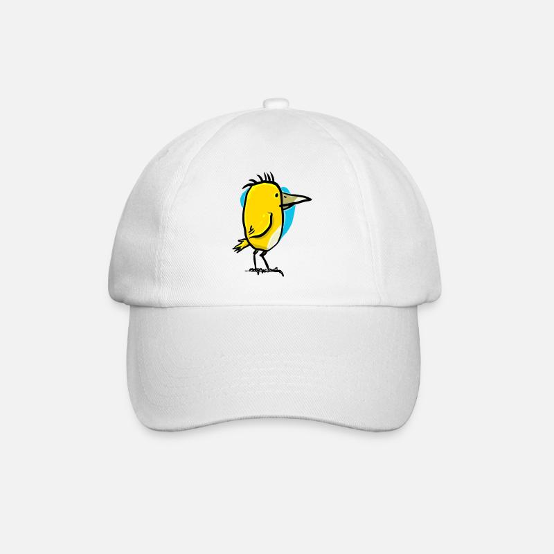 Oiseau à grand bec - Casquette classique - blanc/blanc