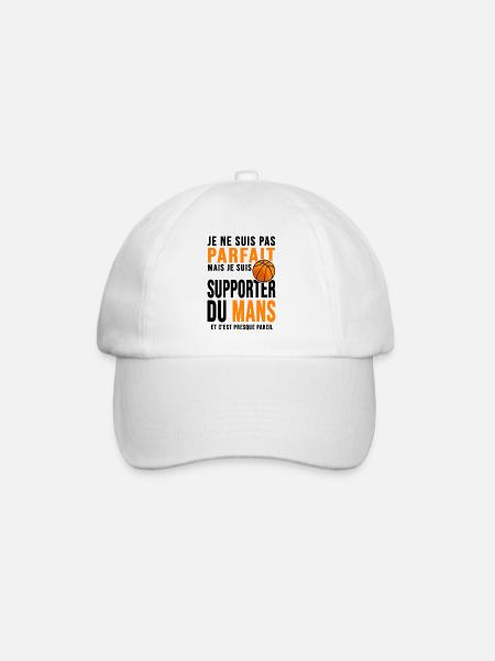 basketball supporter club basket ball du Mans - Casquette classique - blanc/blanc