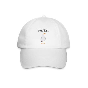 MOIN Möwe - Baseballkappe - Weiß/Weiß - Vorne
