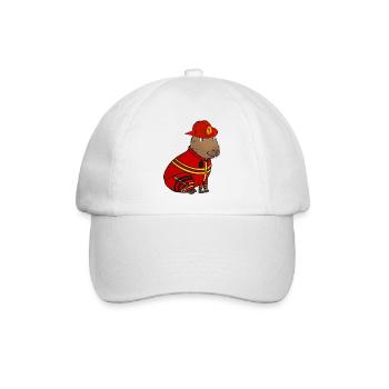 Pompier de Capybara - Casquette classique - blanc/blanc - Devant