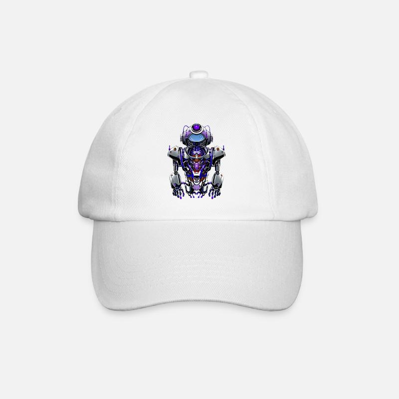 Robot Omega - Casquette classique - blanc/blanc