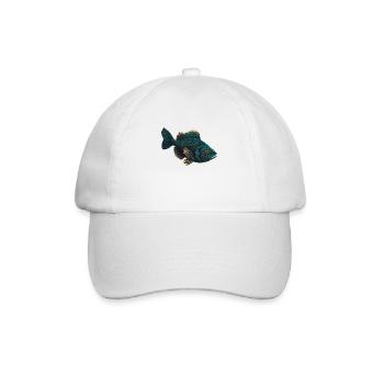 Fly Fisher - Baseball Cap - white/white - Front