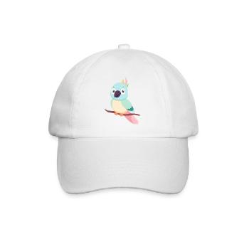 Parrot Family Mother Baby T-Shirt - Baseball Cap - white/white - Front