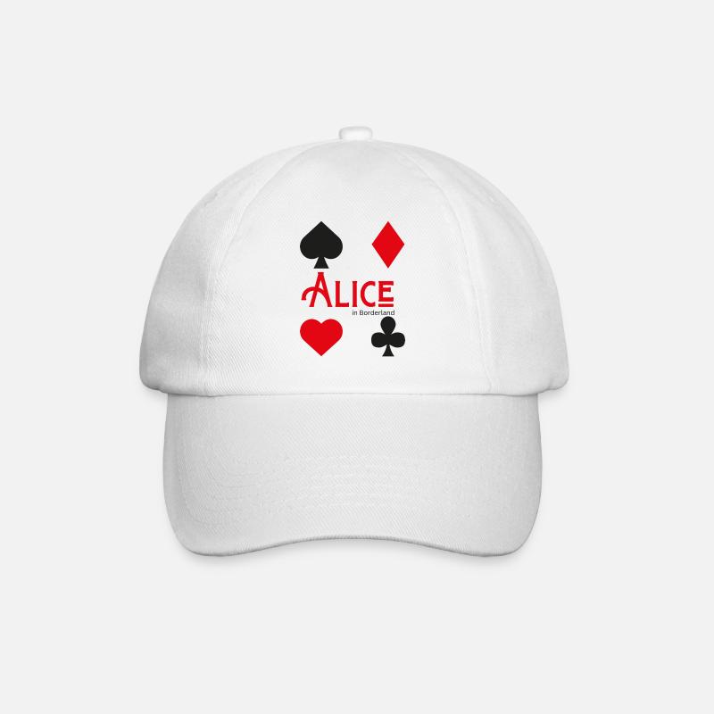 Alice in Borderland - Baseballkappe - Weiß/Weiß