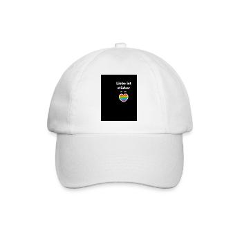 Design ohne Titel 7 - Baseballkappe - Weiß/Weiß - Vorne