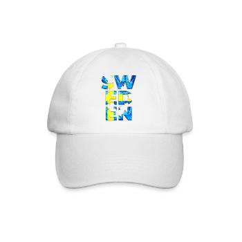 Schweden Schweden Europa Skandinavien Stockholm 3kro - Baseballkappe - Weiß/Weiß - Vorne