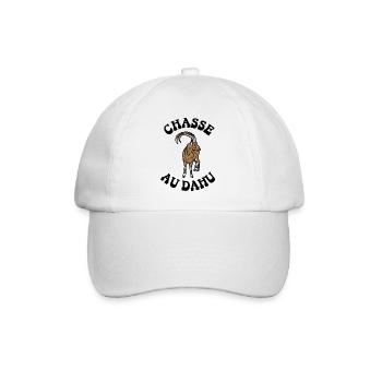 chasse au dahu - Casquette classique - blanc/blanc - Devant