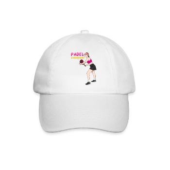 Padel Paddle Racket Tennis Sport I Gift - Baseball Cap - white/white - Front