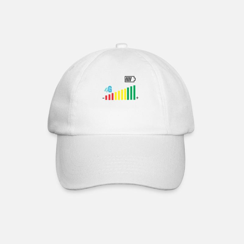 Coverage level - Baseball Cap - white/white