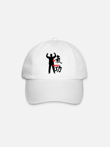 001 Kung Fu Qi Gong - Casquette classique - blanc/blanc