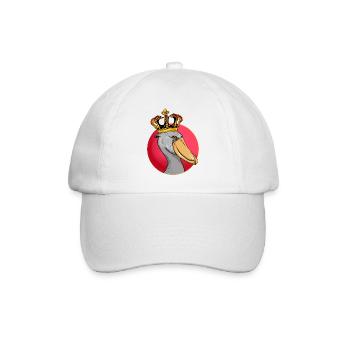 Schuhschnabel Vogel Ornithologe Wald I Geschenk - Baseballkappe - Weiß/Weiß - Vorne