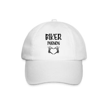 biker mignon - Casquette classique - blanc/blanc - Devant