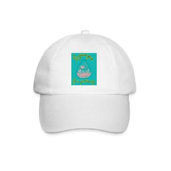 JE PEUX PAS,JARDINAGE,PRINTEMPS,JARDIN,JARDINIER - Casquette classique - blanc/blanc - Devant