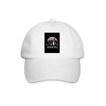 Abenteuer - Baseballkappe - Weiß/Weiß - Vorne