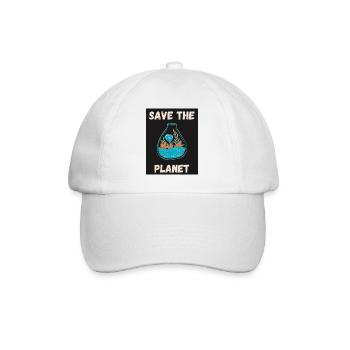 ECOLOGY. PLANET. NATURE. GARDEN. TREE. FLOWER - Baseball Cap - white/white - Front