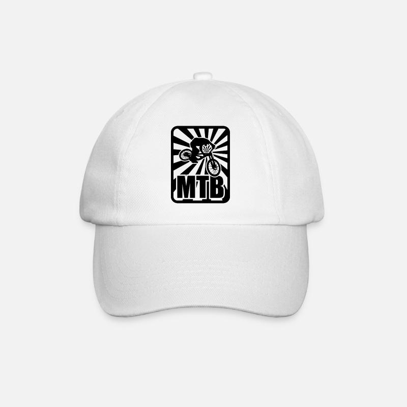 VTT, vélos, cyclisme - Casquette classique - blanc/blanc