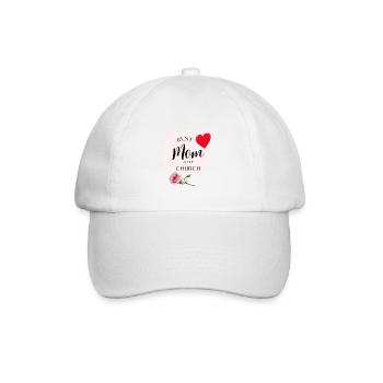 Meilleure maman du Chruch - Casquette classique - blanc/blanc - Devant